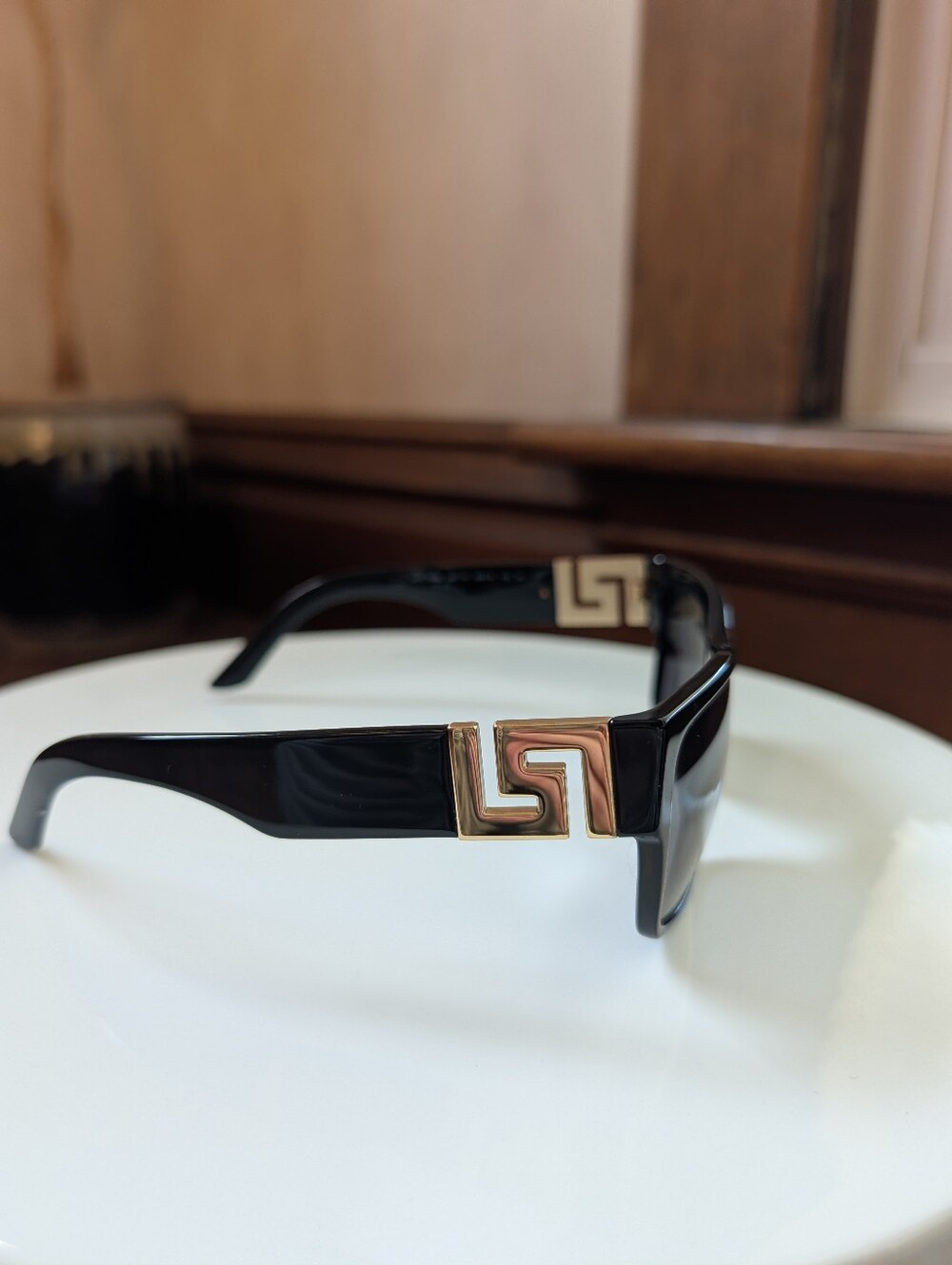 Versace Black And Gold Sunglasses - Picture 4 of 12